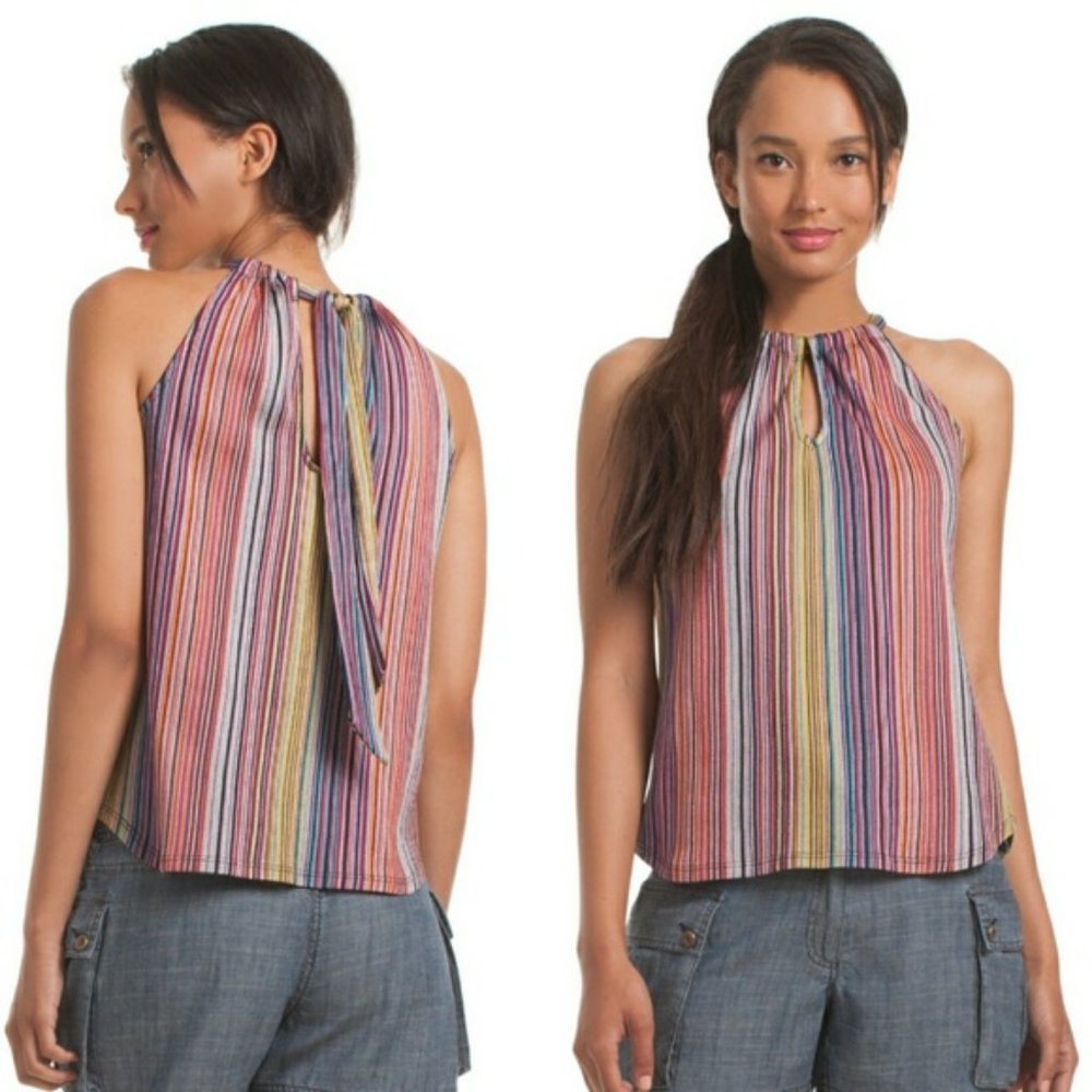 Trina Turk Amirah Multicolor Halter Top S *